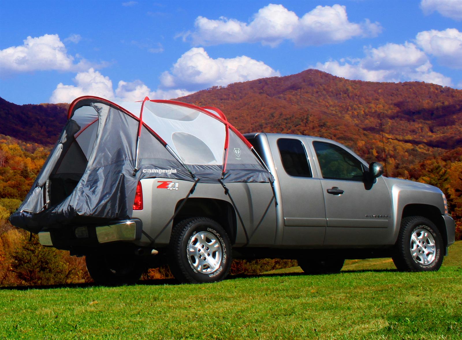 Campright shop truck tent