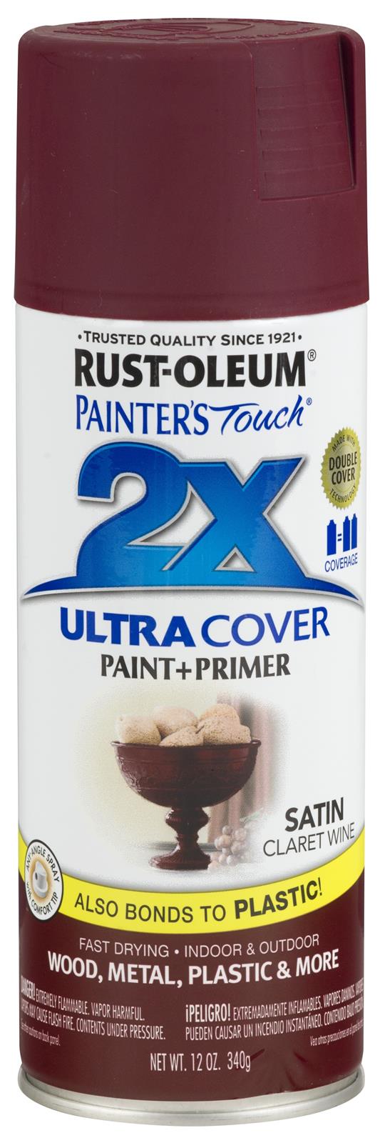 Rust-Oleum Painter's Touch 2X Ultra Cover 12 Oz. Satin Paint +
