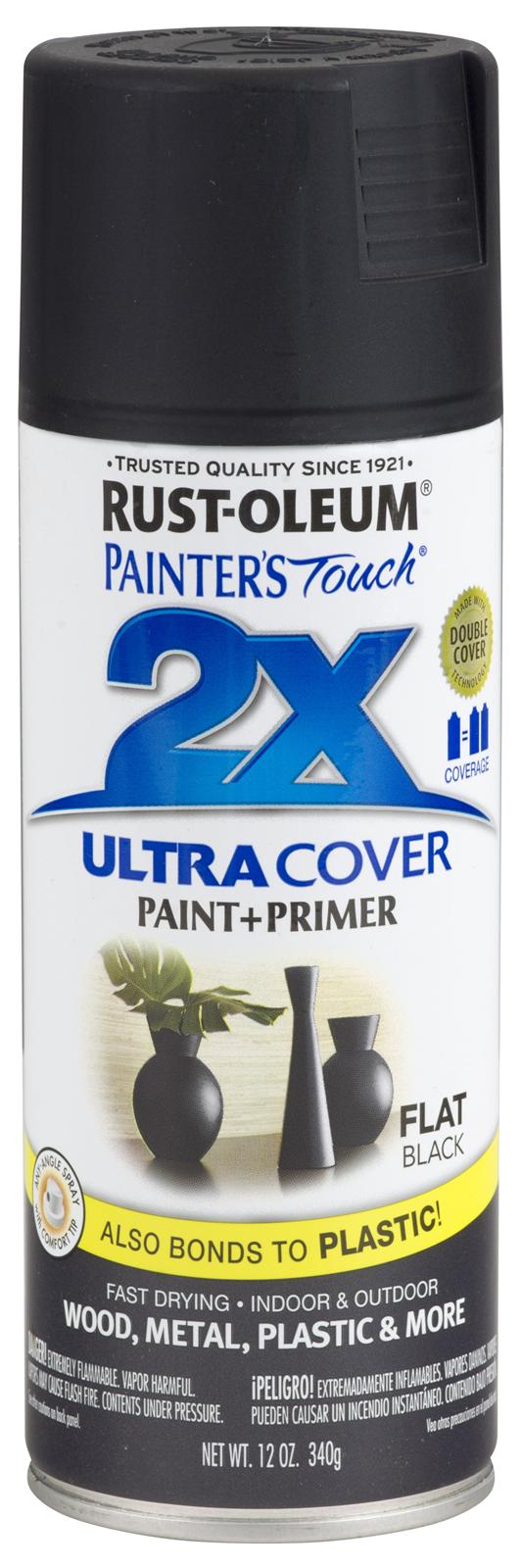 Rust-Oleum 249065 Painter's Touch 2x Ultra Cover Spray Paint, 12 oz, Satin Strawflower