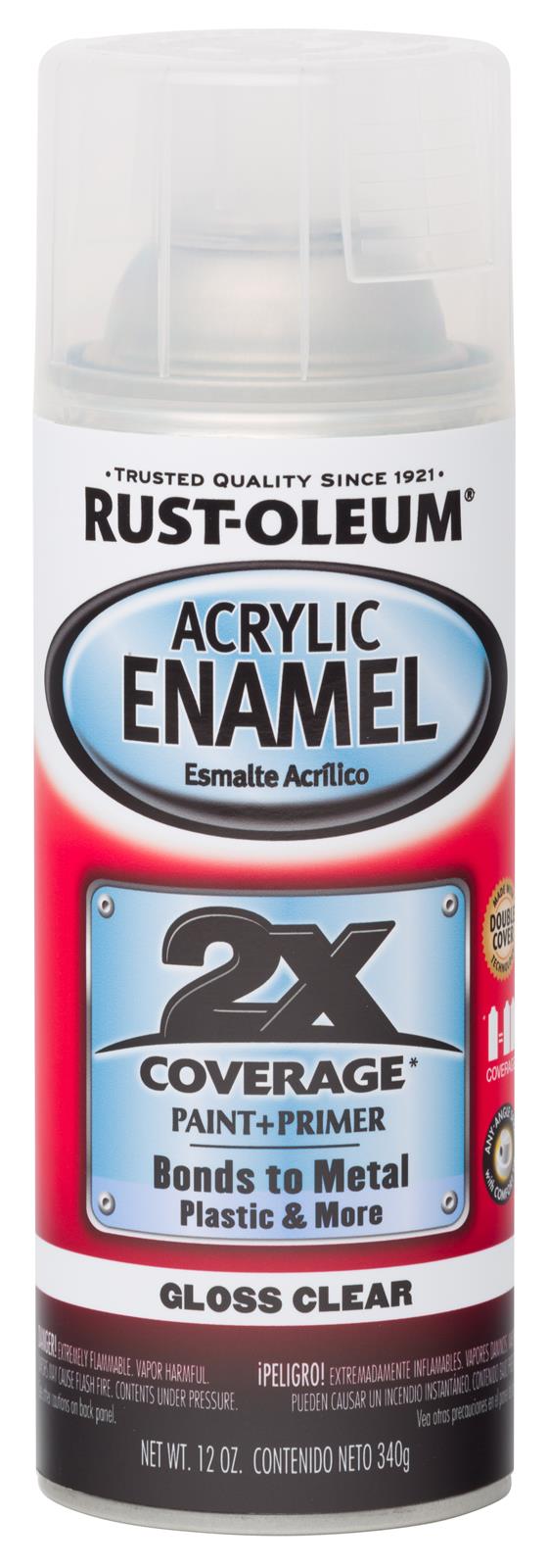Rust-Oleum Acrylic Enamel 2X Spray Paint - Gloss Clear (12 oz.) 271913 -  Advance Auto Parts