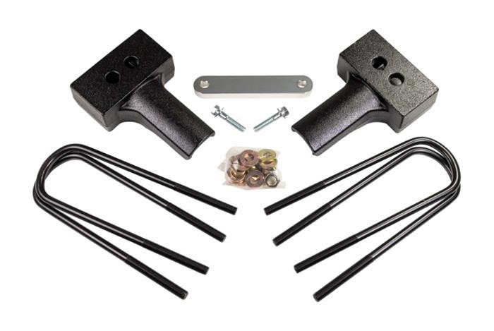 ReadyLift Suspension Rear Block Kits 26-21250 Lift, Leaf Spring Block, Cast Iron, Rear, 2.5 in., Ford, Kit