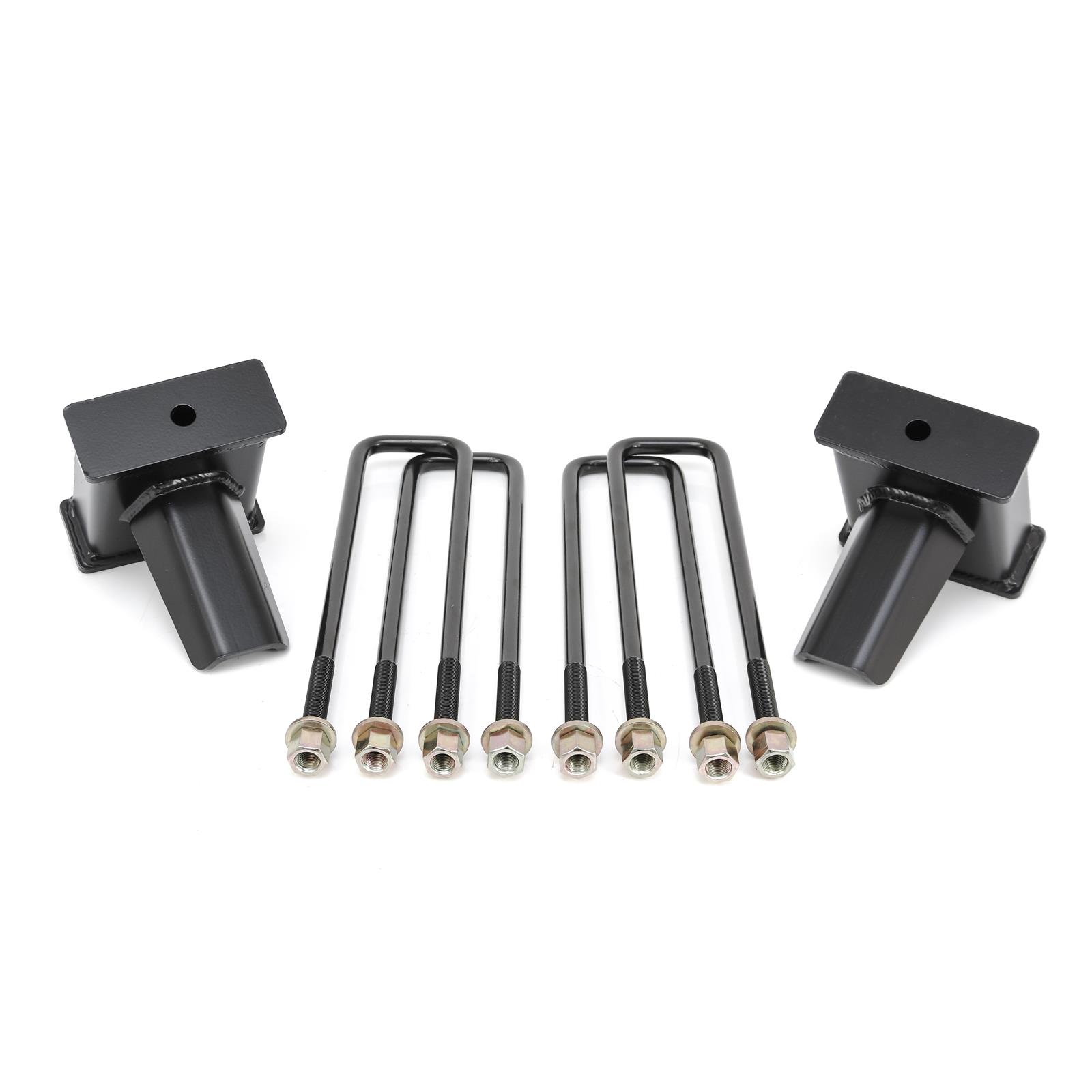 ReadyLift Suspension Rear Block Kits 26-3950 Lift, Leaf Spring Block, Cast Iron, Rear, 5.0 in., Chevy, GMC, Kit