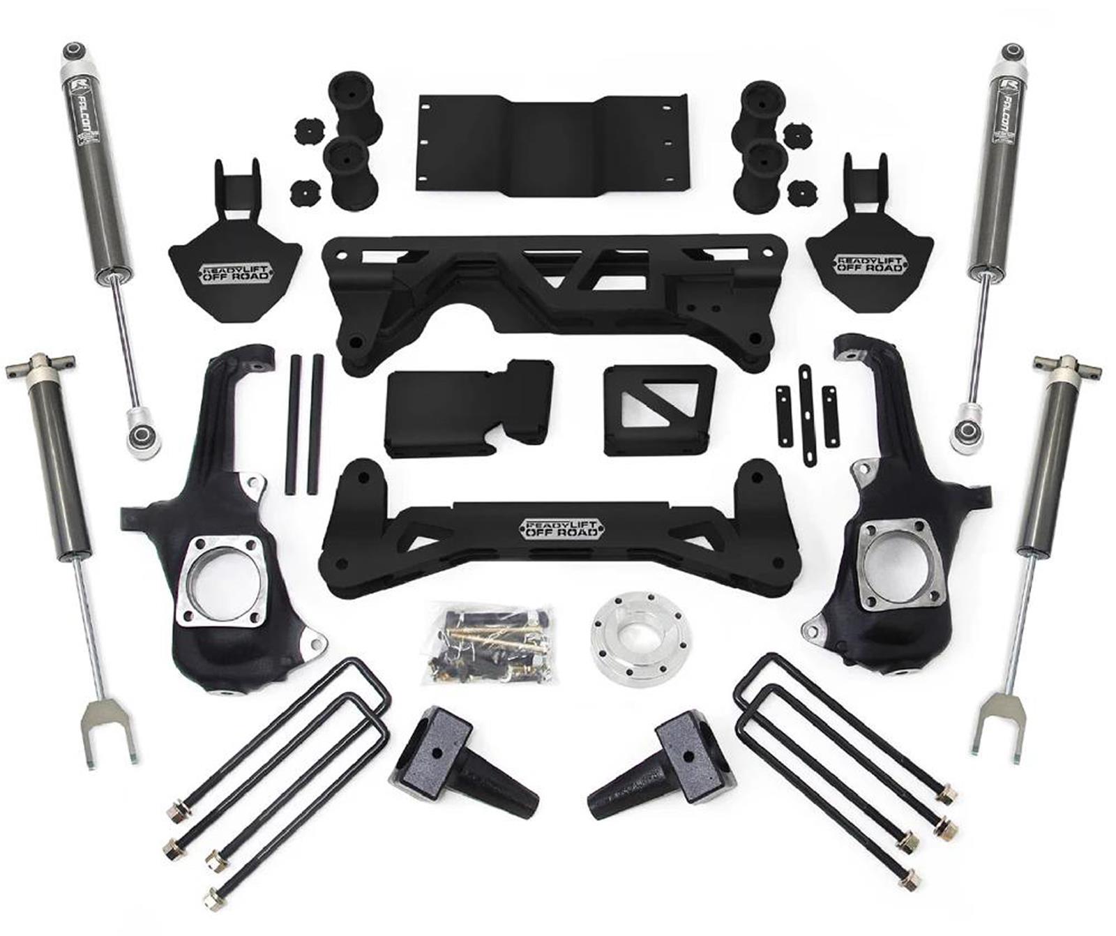 ReadyLift Suspension Lift Kits 44-30520 Kit, Front and Rear, 6 in. Lift, Front and Rear Shocks, Chevy, GMC, Kit
