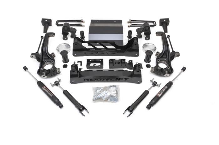 ReadyLift Suspension Lift Kits 44-30601 Kit, 6.00 in., Front Knuckles, Crossmember, Torsion Bar Brackets, CV Spacers, Differential Drop Brackets, Shocks, Chevy, GMC, Kit thumbnail 2