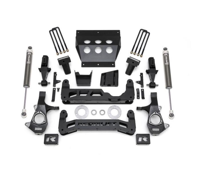 ReadyLift Suspension Lift Kits 44-34700 Kit, 7.00 in., Front Knuckles, Rear Leaf Spring Block, Falcon 1.1 Rear Shocks, With Aluminum Upper Control Arms, Chevy, GMC, Kit