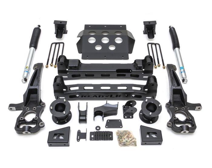 ReadyLift Suspension Lift Kits for 2019-2024 SIERRA 1500, SILVERADO 1500 - 44-3965 Kit, Front and Rear, 6 in. Lift, Rear Shocks, Chevy, GMC, Kit
