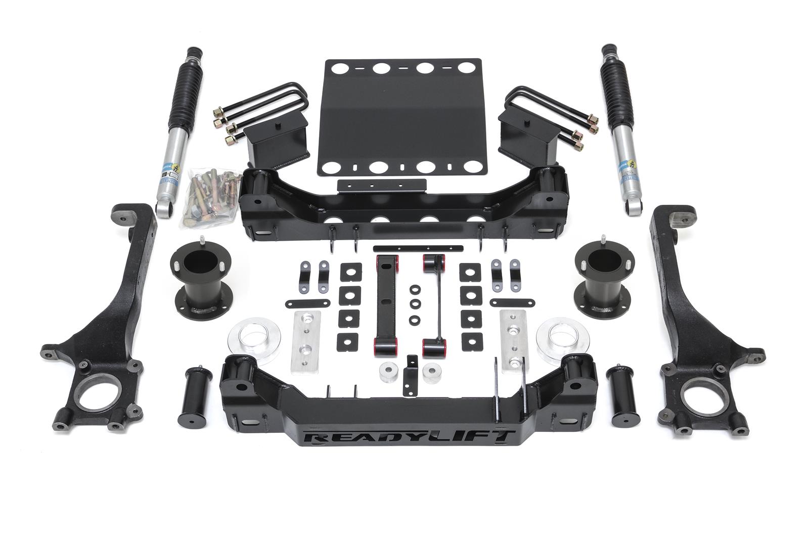 ReadyLift Suspension Lift Kits 44-5560 Kit, 6 in. Front, 5 in. Rear Lift, Strut Extension Front, Block Rear, Rear Bilstein 5100 Rear Shock, Toyota, Kit
