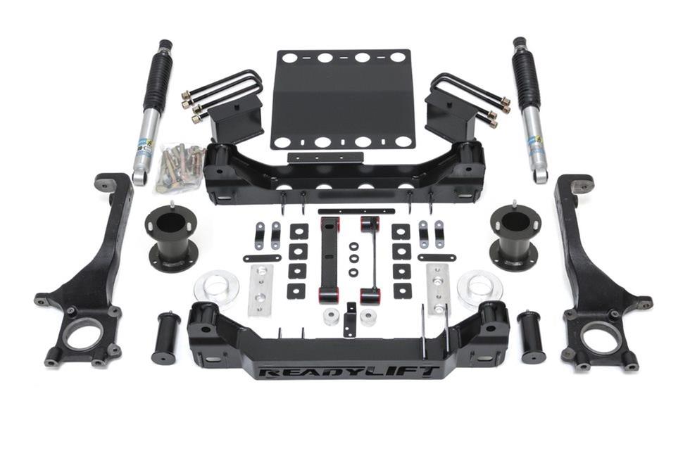 ReadyLift Suspension Lift Kits 44-5560 Kit, 6 in. Front, 5 in. Rear Lift, Strut Extension Front, Block Rear, Rear Bilstein 5100 Rear Shock, Toyota, Kit thumbnail 2