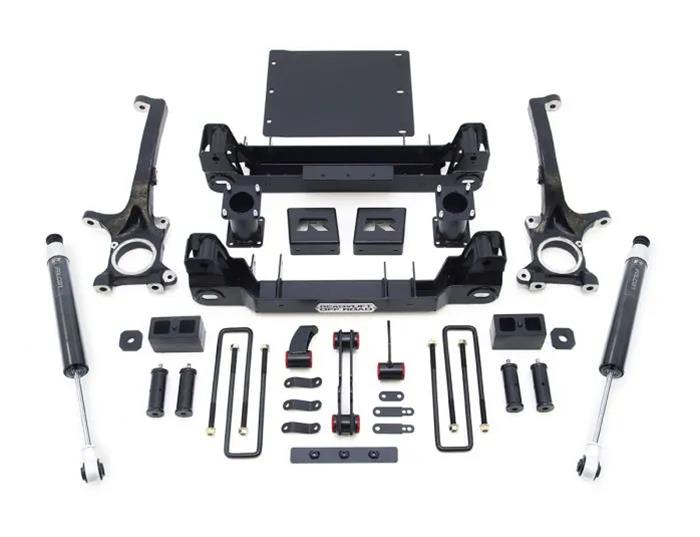 ReadyLift Suspension Lift Kits for 2007-2021 TUNDRA - 44-58770 Kit, 8.00 in., Front Knuckles, Crossmember, and Spacers, Rear Blocks, Falcon 1.1 Shocks, Differential Drop Mount, Toyota, Kit
