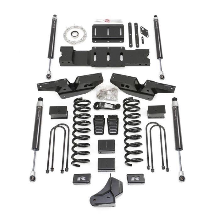 ReadyLift Suspension Lift Kits 49-19430 Kit, Front and Rear, 4.5 in. Front Lift/3 in. Rear Lift, Front and Rear Shocks, RAM, Kit