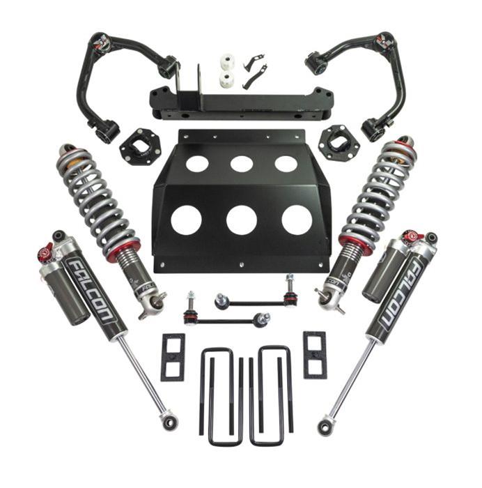 ReadyLift Suspension SST Lift Kits 62-33340 Lift, 2.1 Kit, 3.0 in. Front/ 1.0 in. Rear, Upper Control Arms, Falcon Coilover/Shocks, Leaf Spring Block, Chevrolet, Kit thumbnail 3