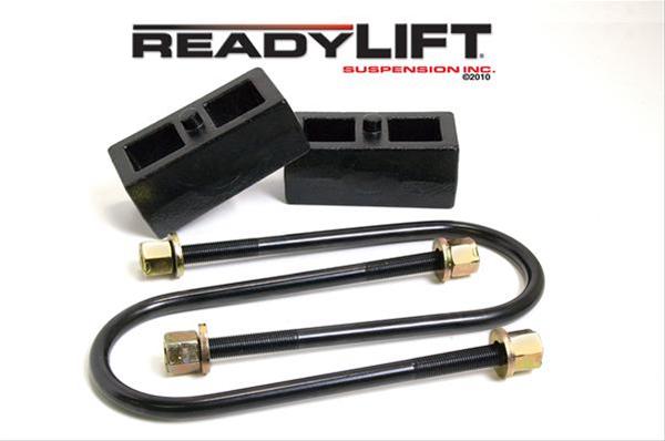 ReadyLift Suspension Rear Block Kits for 2011-2016 F-250 SUPER DUTY, F-350 F-450 DUTY - 66-2025 Lift, Leaf Spring Block, Cast Iron, Rear, 5.0 in., Ford, Kit thumbnail 2