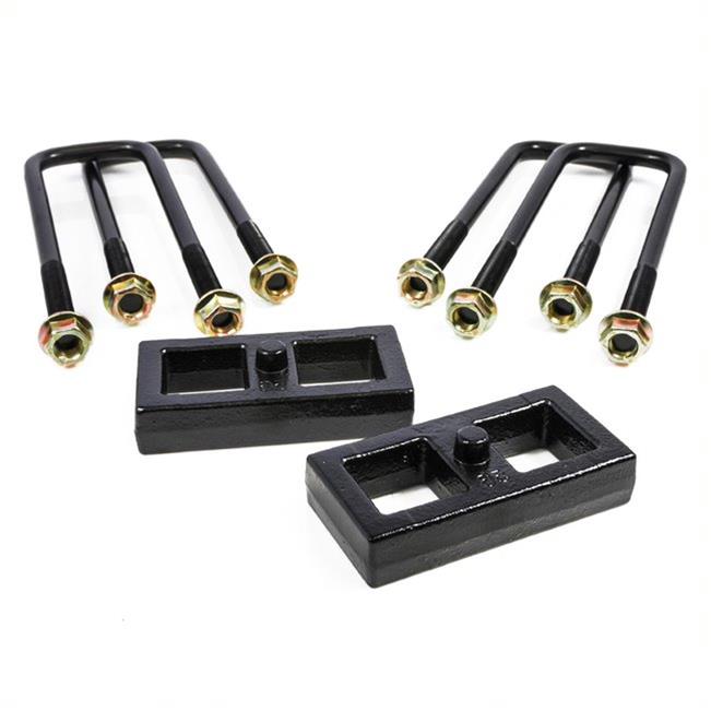 ReadyLift Suspension Rear Block Kits for 2015-2022 CANYON, COLORADO - 66-3510 Lift, Leaf Spring Block, Cast Iron, Rear, 1.0 in., Chevy, GMC, Kit