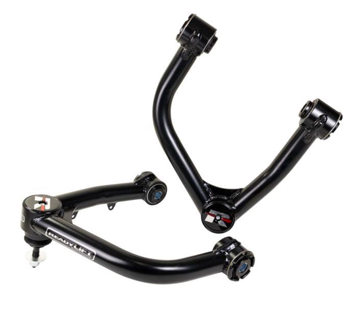 ReadyLift Suspension Leveling and Big Lift Control Arms 67-52640 Arms, Upper, Tubular, Leveling, Lift, Steel, Black Powdercoated, Toyota, Pair
