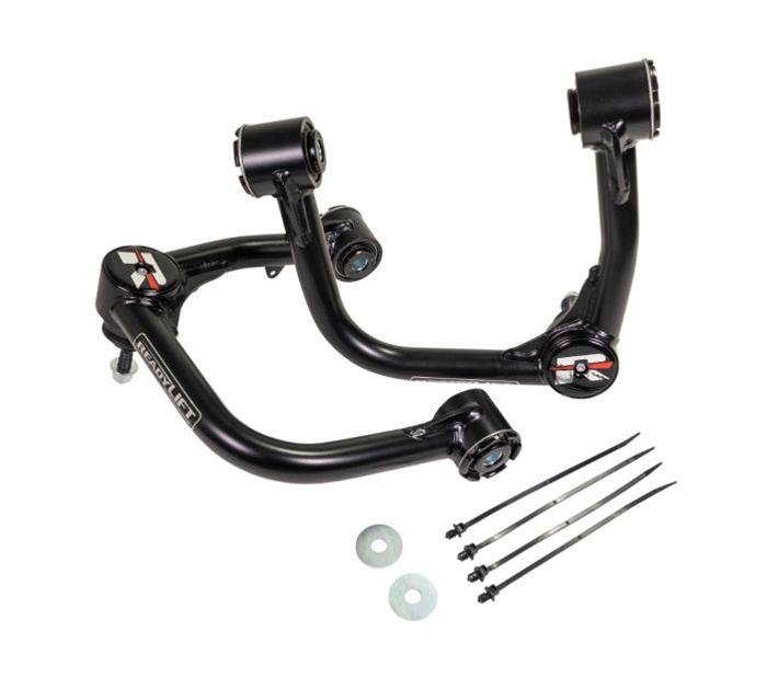 ReadyLift Suspension Leveling and Big Lift Control Arms 67-54000 Arms, Front Upper, Tubular, Leveling, Lift, Steel, Black Powdercoated, Toyota, Pair thumbnail 3