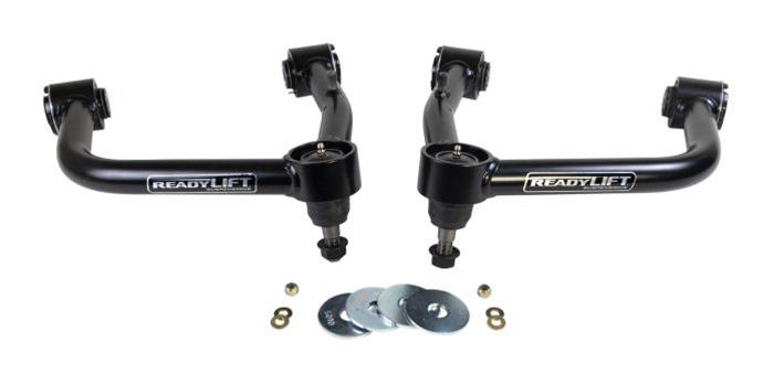 ReadyLift Suspension SST Upper Control Arms for 2007-2021 TUNDRA - 67-54750 Arms, Tubular, Lifted/Leveling, Steel, Black Powdercoated, Front Upper, Toyota, Pair