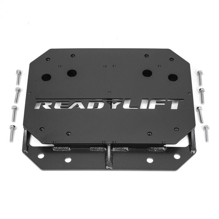 ReadyLift Suspension Spare Tire Relocation Brackets for 2018-2025 WRANGLER - 67-6800 Bracket, Steel, Black Powdercoat, Jeep, Each thumbnail 3