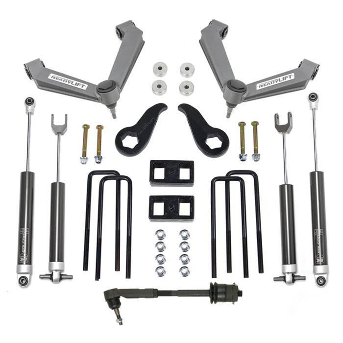 ReadyLift Suspension Leveling & Lift Kits 69-35140 LIFT KITS, 3.5'' SST Kit Front with 2'' Rear with Fabricated Control Arms with Falcon 1.1 Monotube Shocks