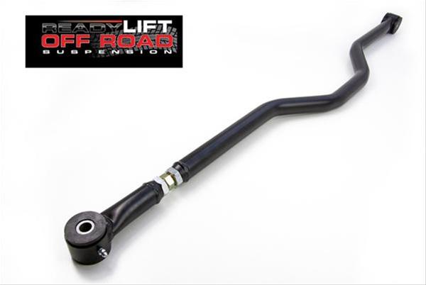 ReadyLift Suspension Anti-Wobble Trac Bars for 2007-2017 WRANGLER, 2018 WRANGLER JK - 77-6000 Track Bar, Anti-Wobble, Rear, Adjustable, Steel, Black Powdercoated, Jeep, Each thumbnail 2