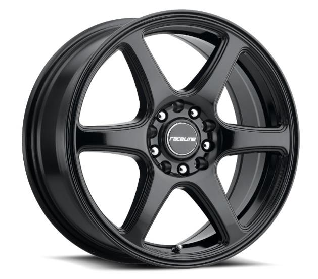 Raceline 146B Matrix 18x8in / 5x100/5x114.3 BP / 40mm Offset / 72.62mm Bore - Gloss Black Wheel