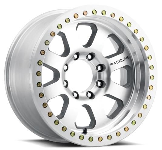 Raceline RT260M Avenger 17x9in / 8x165.1 BP / -12mm Offset / 130.81mm Bore - Machined Beadlock Wheel