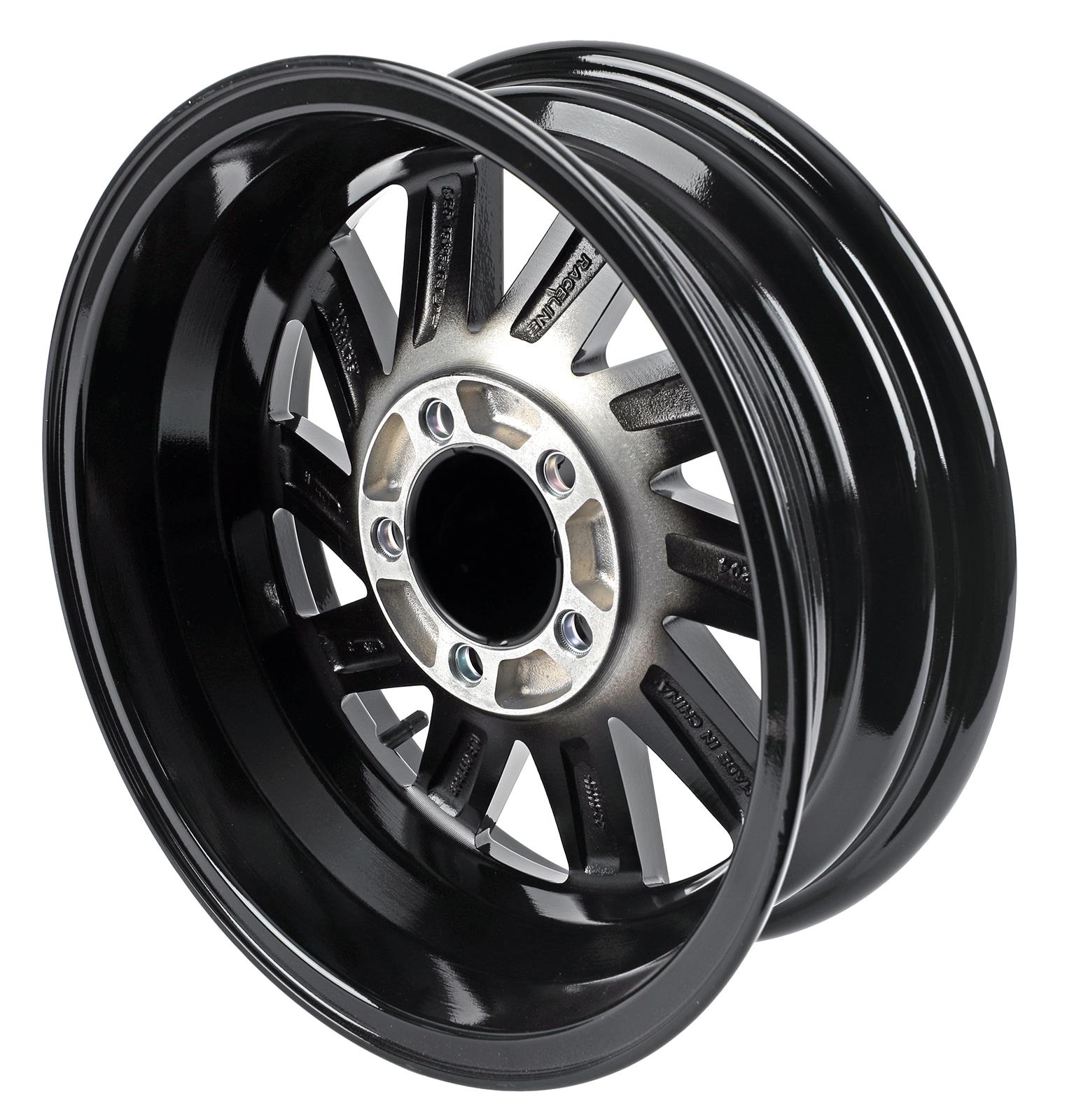 Raceline Wheels 820 Twisted Gloss Black Machined Wheels Summit Racing