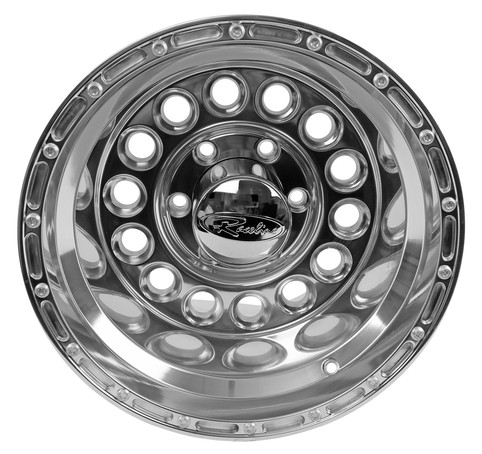 Raceline 887 Rock Crusher 15x10in / 6x139.7 BP / -47mm Offset / 107.95mm Bore - Polished Wheel thumbnail 4