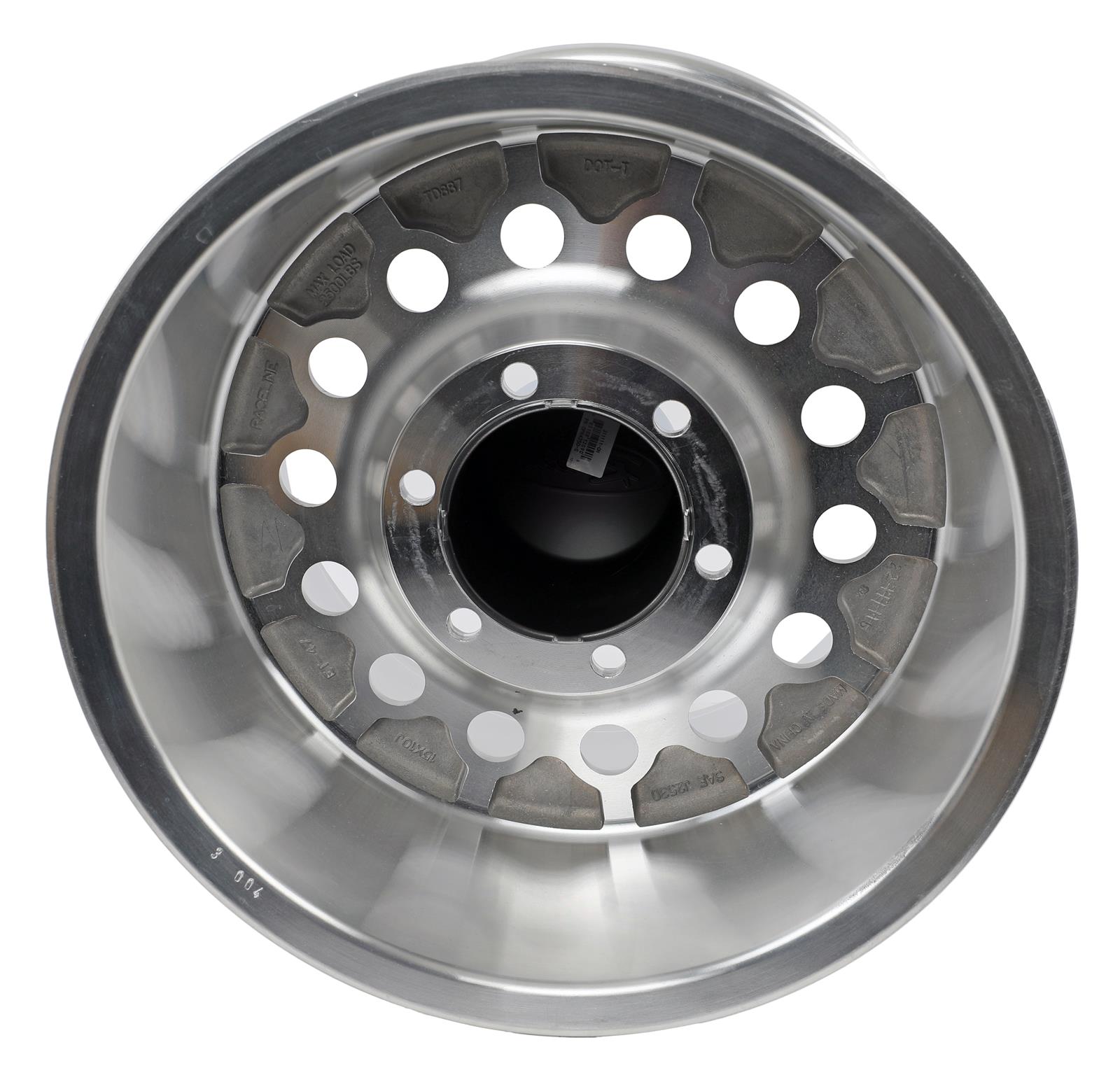 Raceline 887 Rock Crusher 15x10in / 6x139.7 BP / -47mm Offset / 107.95mm Bore - Polished Wheel thumbnail 3