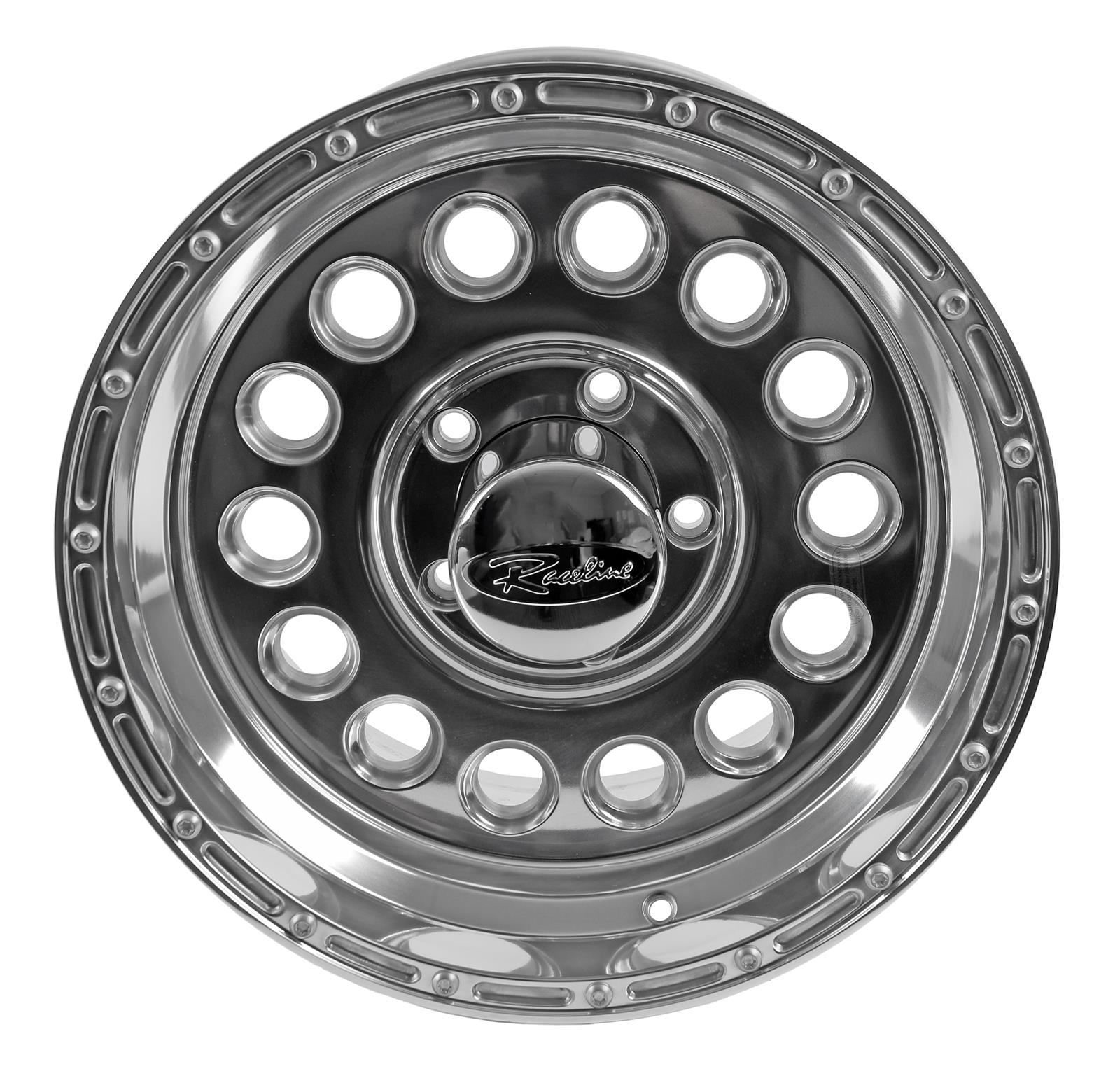 Raceline 887 Rock Crusher 17x9in / 5x139.7 BP / 0mm Offset / 107.95mm Bore - Polished Wheel thumbnail 3