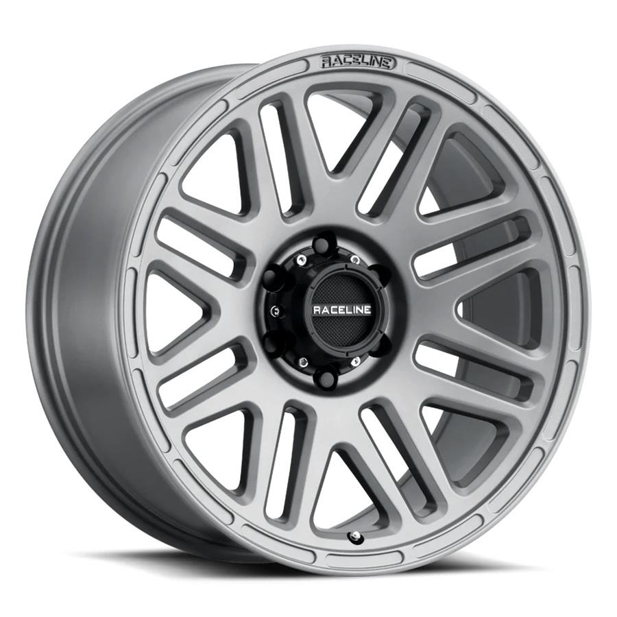 Raceline 944GS Outlander 16x8in / 6x139.7 BP / 0mm Offset / 106.1mm Bore - Greystone Wheel