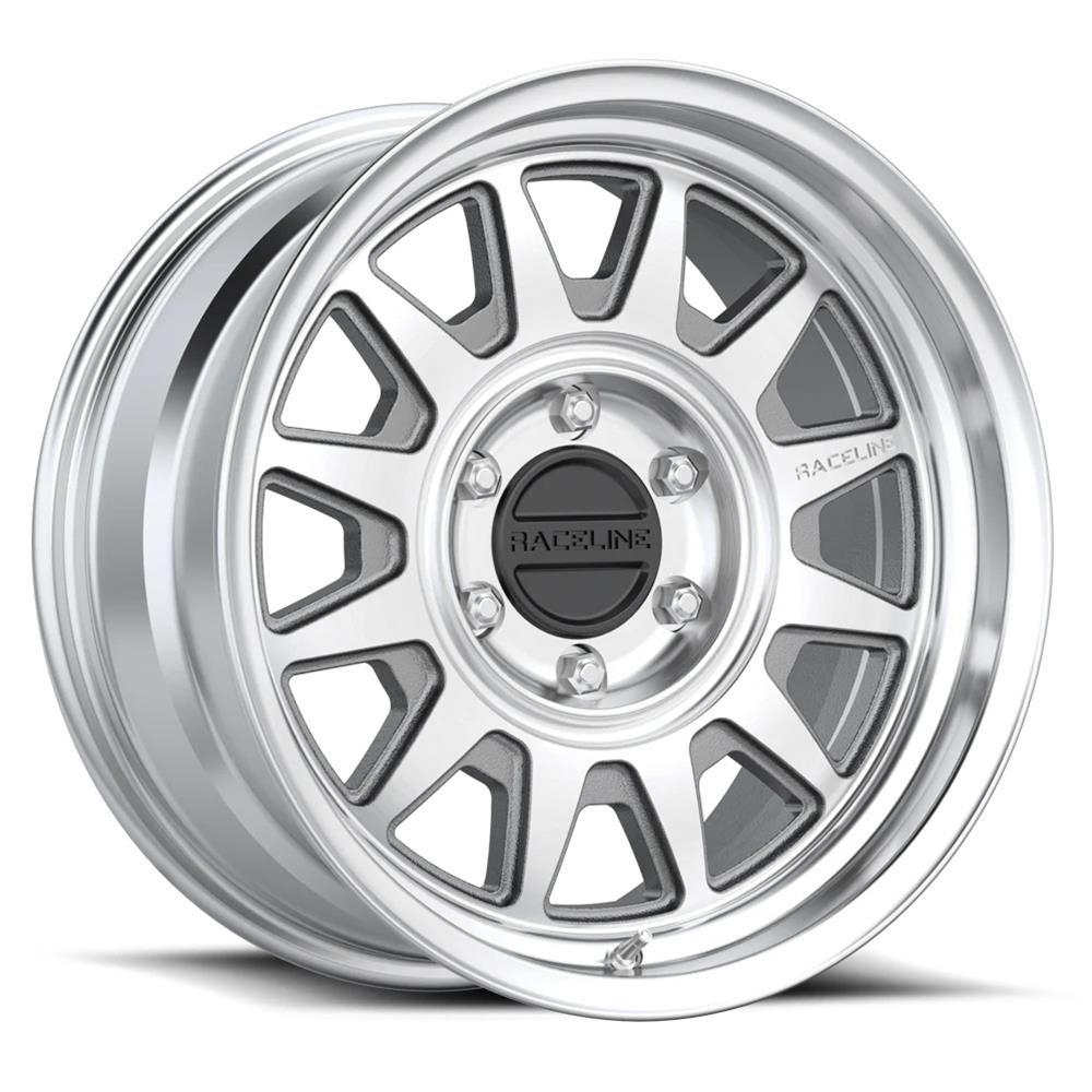 Raceline 952MC Aero 17x8.5in / 6x135 BP / 18mm Offset / 87.1mm Bore - Machined Wheel