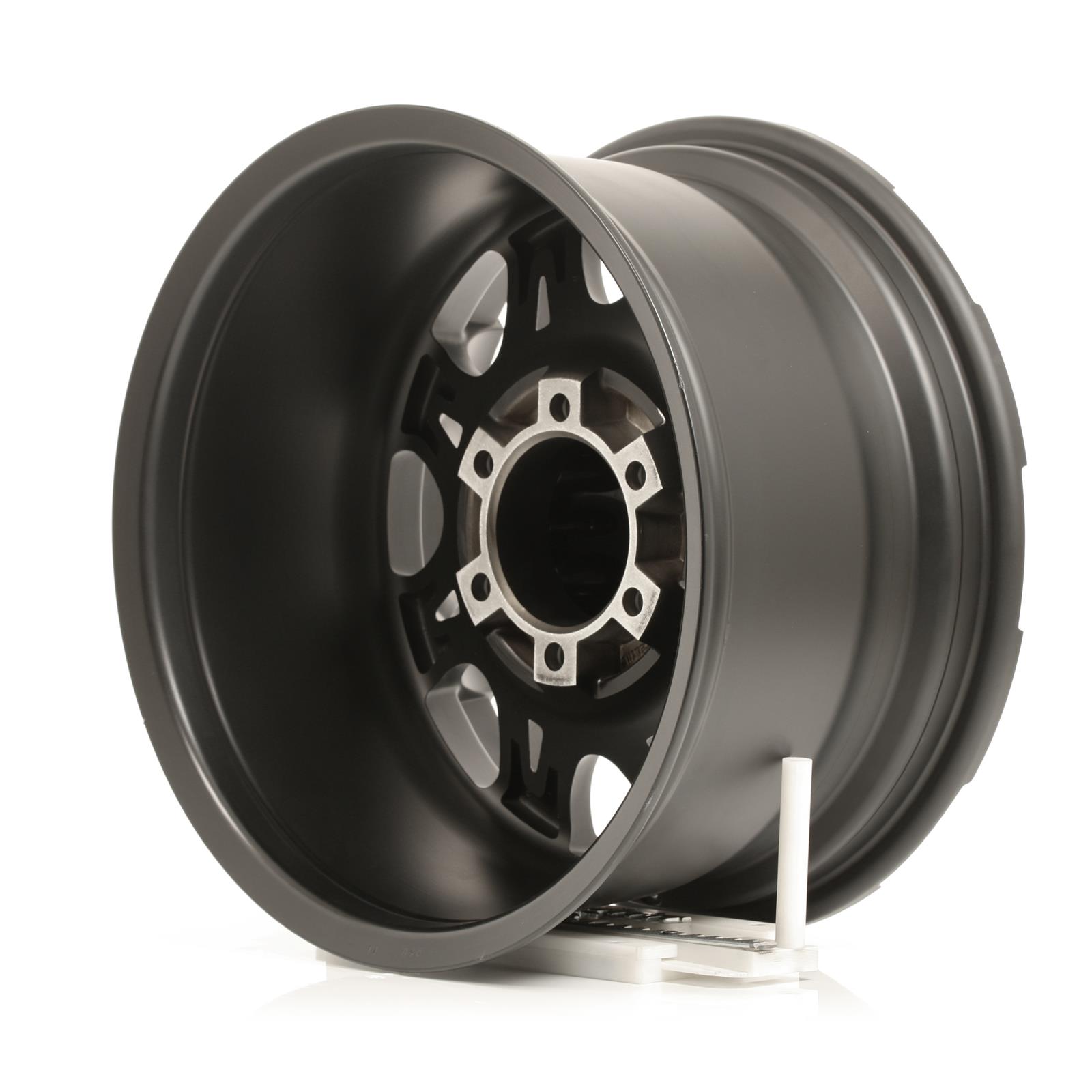 Raceline 981 Raptor 17x9in / 6x139.7 BP / 0mm Offset / 106.1mm Bore - Satin Black Wheel thumbnail 4
