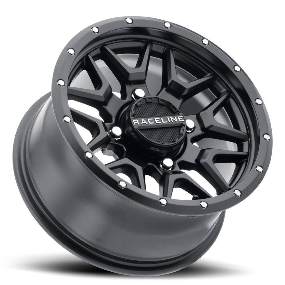 Raceline A94B Krank 14x7in / 4x137 BP / 10mm Offset / 110.18mm Bore - Satin Black Wheel thumbnail 2