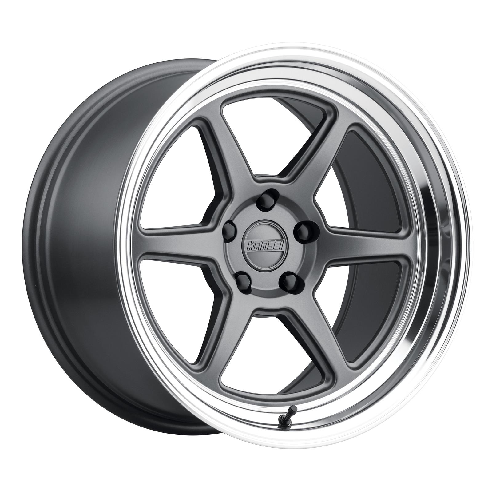 Kansei Wheels K14G-189018+12 Kansei Wheels K14B Roku Matte Gray