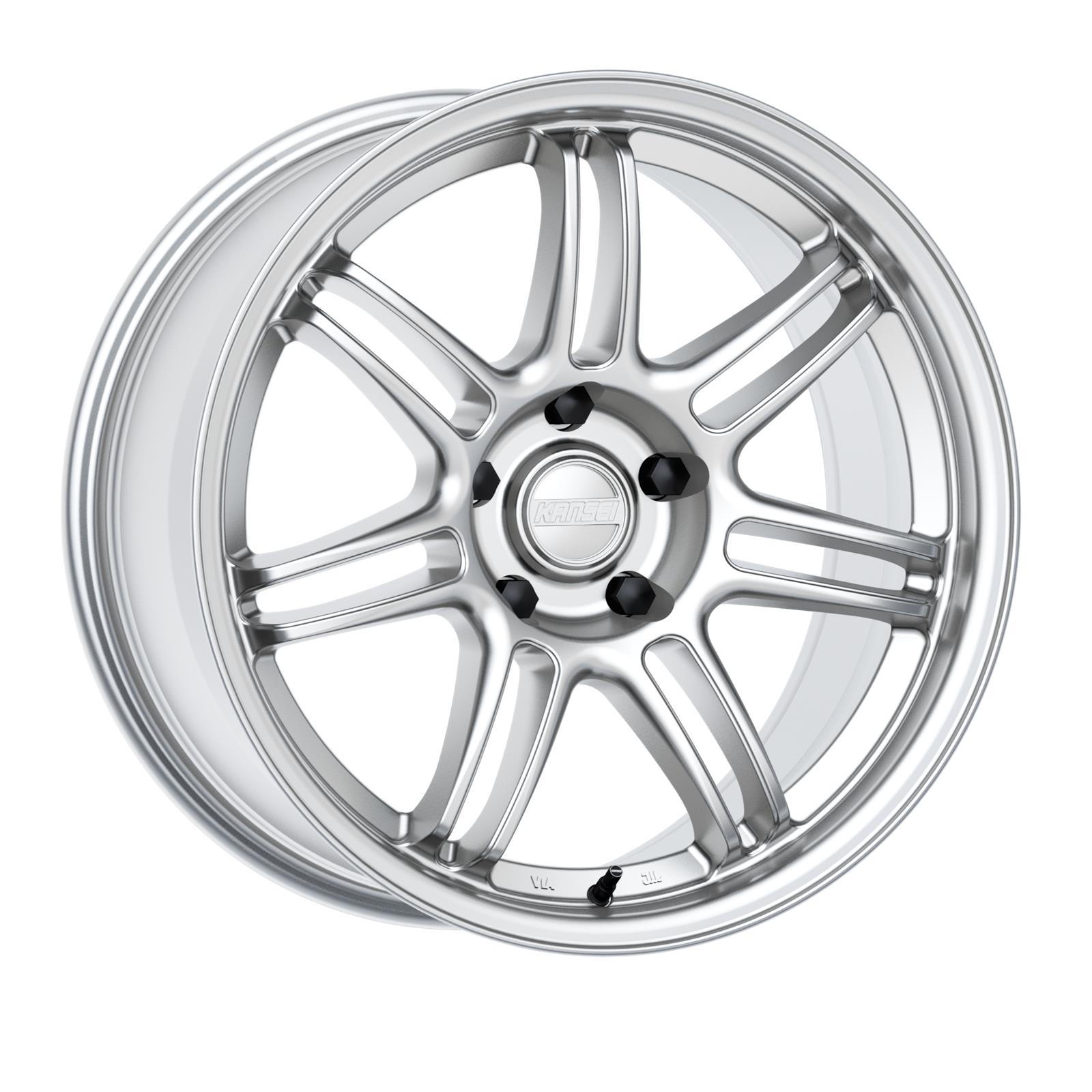 Kansei Wheels K17H-189512+22 Kansei Wheels K17G Seven Hyper Silver