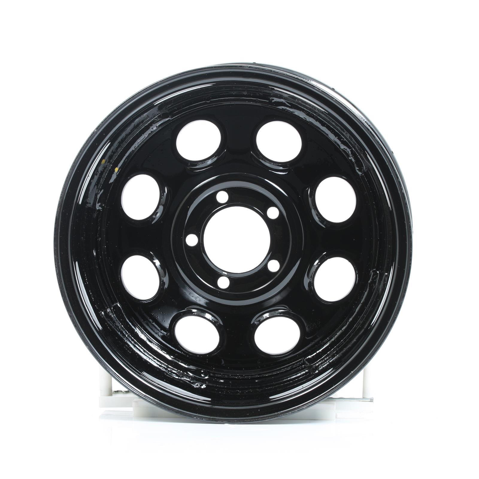 Raceline RT81 Rock 8 16x8in / 5x114.3 BP / -19mm Offset / 83.82mm Bore - Gloss Black Beadlock Wheel thumbnail 3