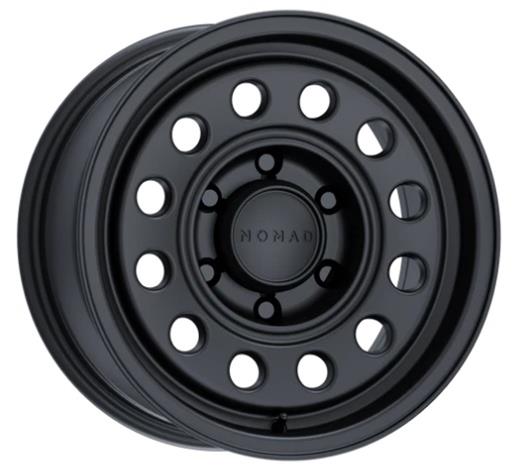 Nomad Wheels Co N501SB-68031-10 CONVOY SATIN BLACK 16X8 5X130 -10mm