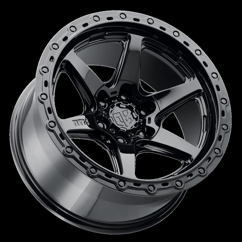 MTX X300GB-221060-18 MTX Wheels X300GB Spitfire 6 Gloss Black
