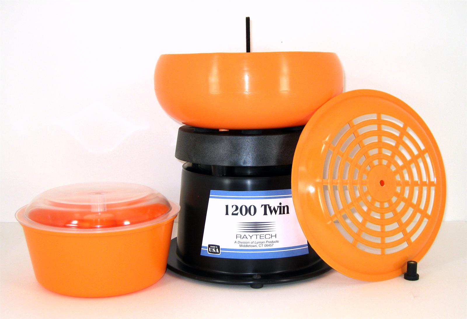 Raytech 1200 Twin Vibratory Tumblers 23007R Free Shipping on Orders