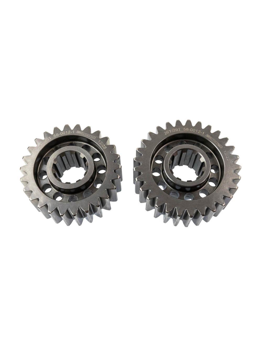 Richmond Gear Lightweight Quick-Change Sets 58-0012-1 Quick Change Gears, 10-spline, SAE 8620 Steel, 26/29 Teeth, Heat-Treated, Set