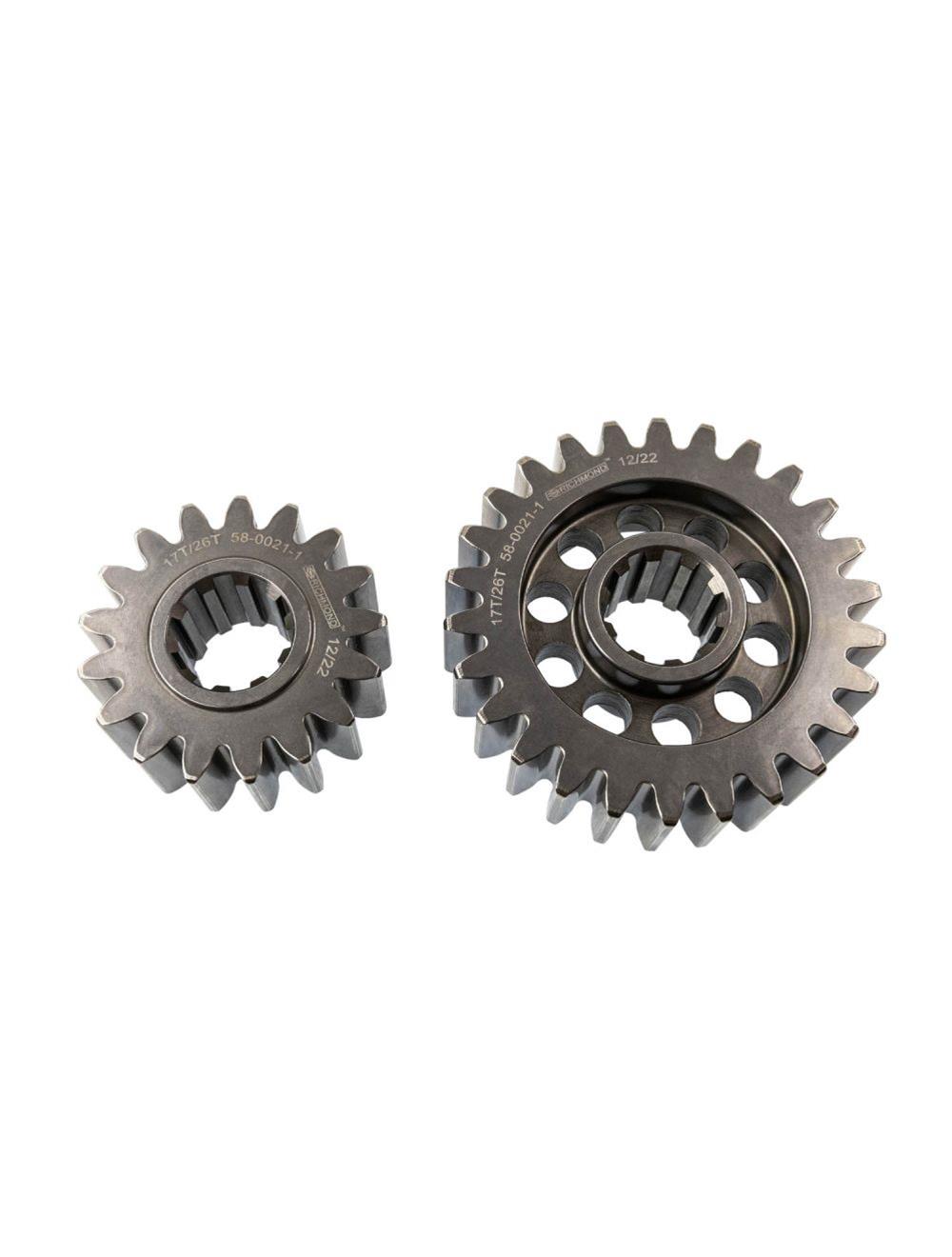 Richmond Gear Lightweight Quick-Change Sets 58-0021-1 Quick Change Gears, 10-spline, SAE 8620 Steel, 17/26 Teeth, Heat-Treated, Set