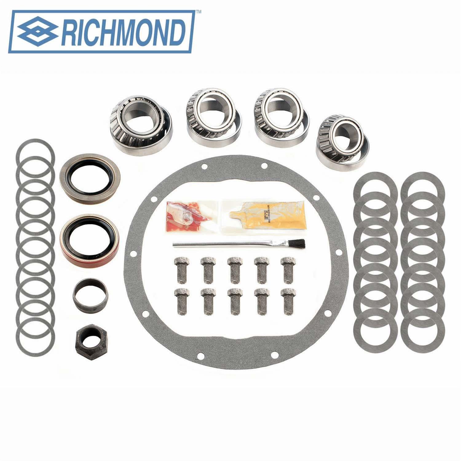 RICHMOND 4.62 RING AND PINION & MASTER INSTALL KIT TIMKEN FITS FORD 8 inch 