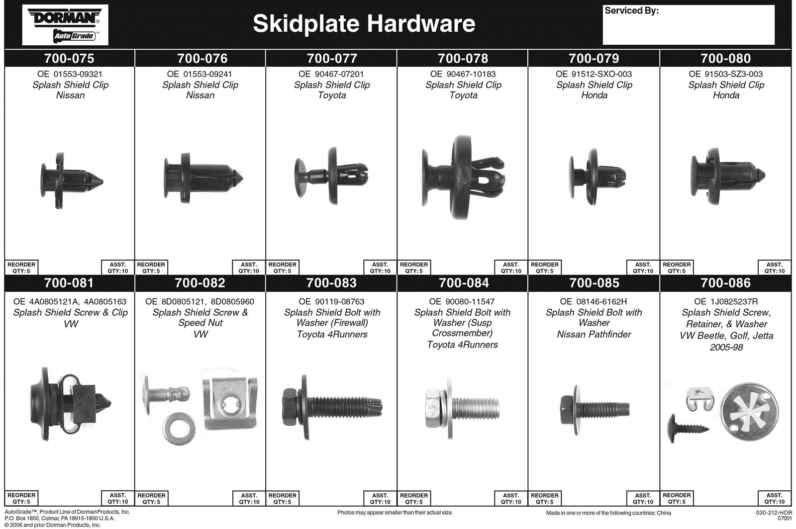 Dorman 030212 Dorman Maintenance Hardware Value Packs Summit Racing