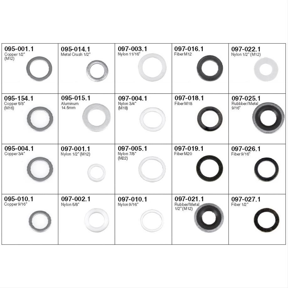 Dorman 030541 Dorman Oil Pan Drain Plug Gasket Assortments Summit Racing