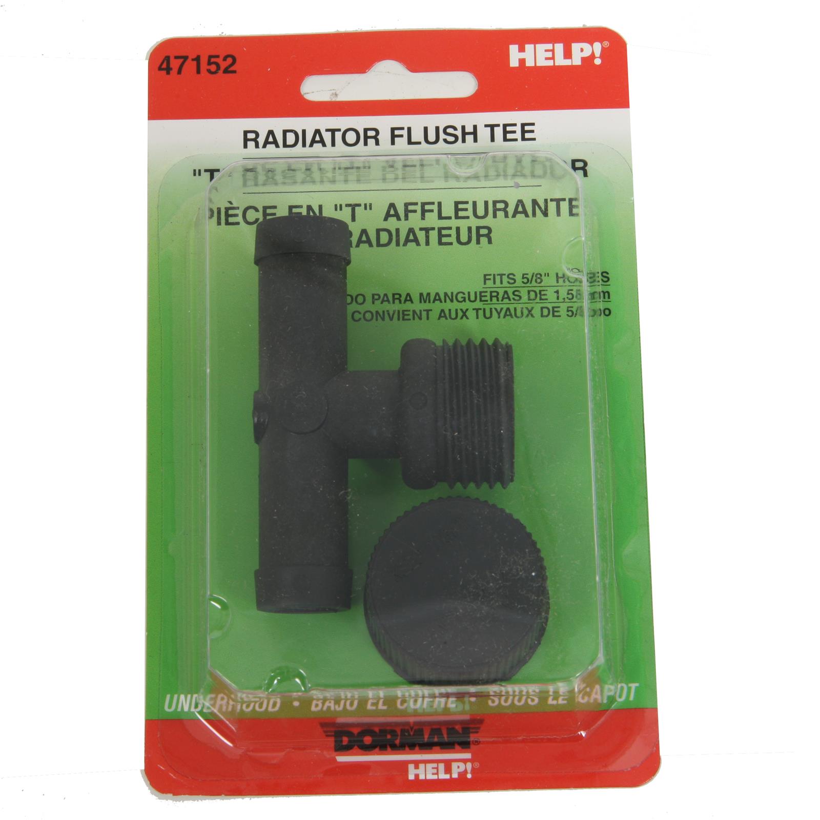 Dorman 47152 Dorman Radiator Flush Tee Fittings Summit Racing