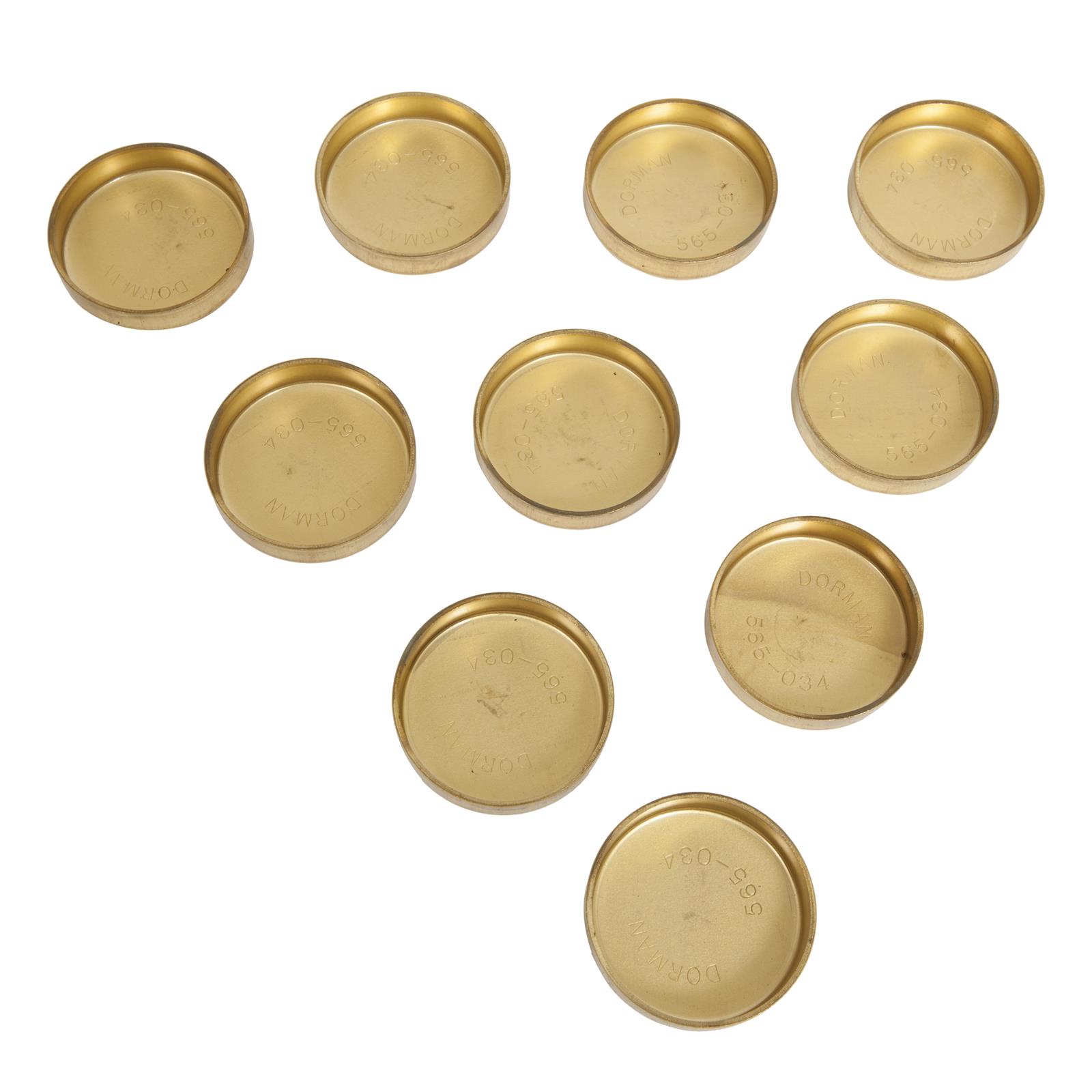 Dorman 565-030 Brass Cup Expansion Plug 1-5/8 In., Height 0.519 Freeze
