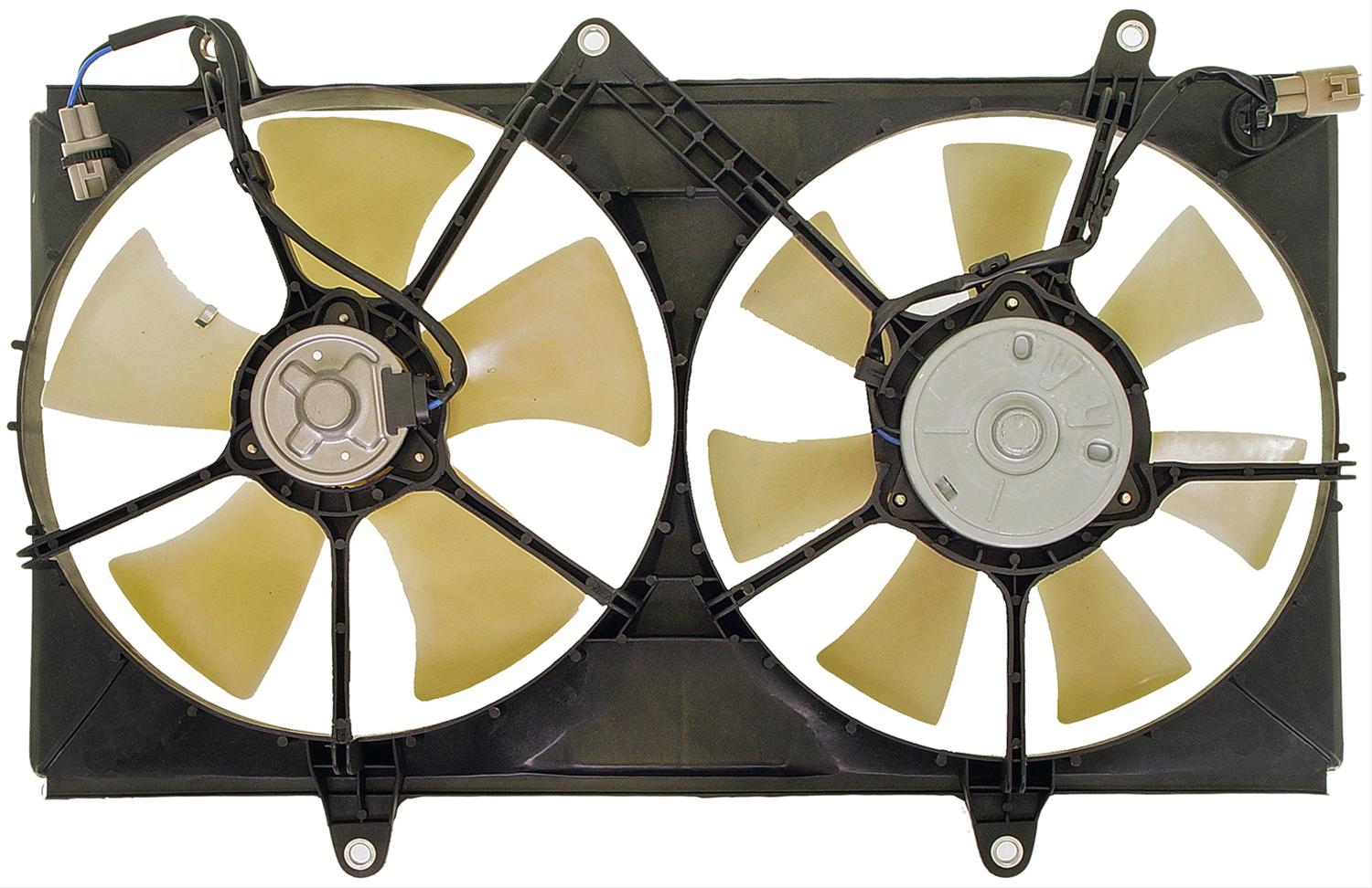 Диффузор радиатора. Радиатор в комплекте с крыльчаткой. Fan ASSY-Auxiliary. P1108 Electric Fan - Assembly 1.