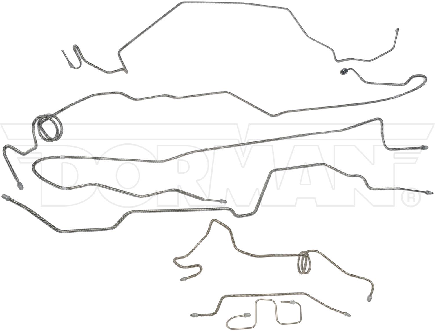 Dorman 919-231 Stainless Steel Preformed Brake Line Kit Dorman 919-231 Stainless Steel Preformed Brake Line Kit