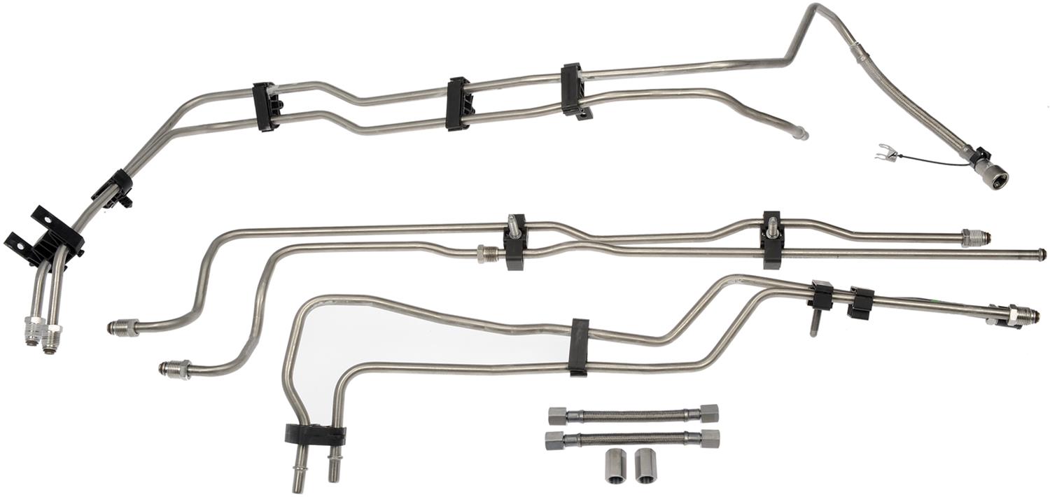 thumbnail image 2 of Dorman 919-871 Front Fuel Line Kit – Stainless Steel, Fits Select Chevy/GMC Trucks 2001-2003 2 of 6