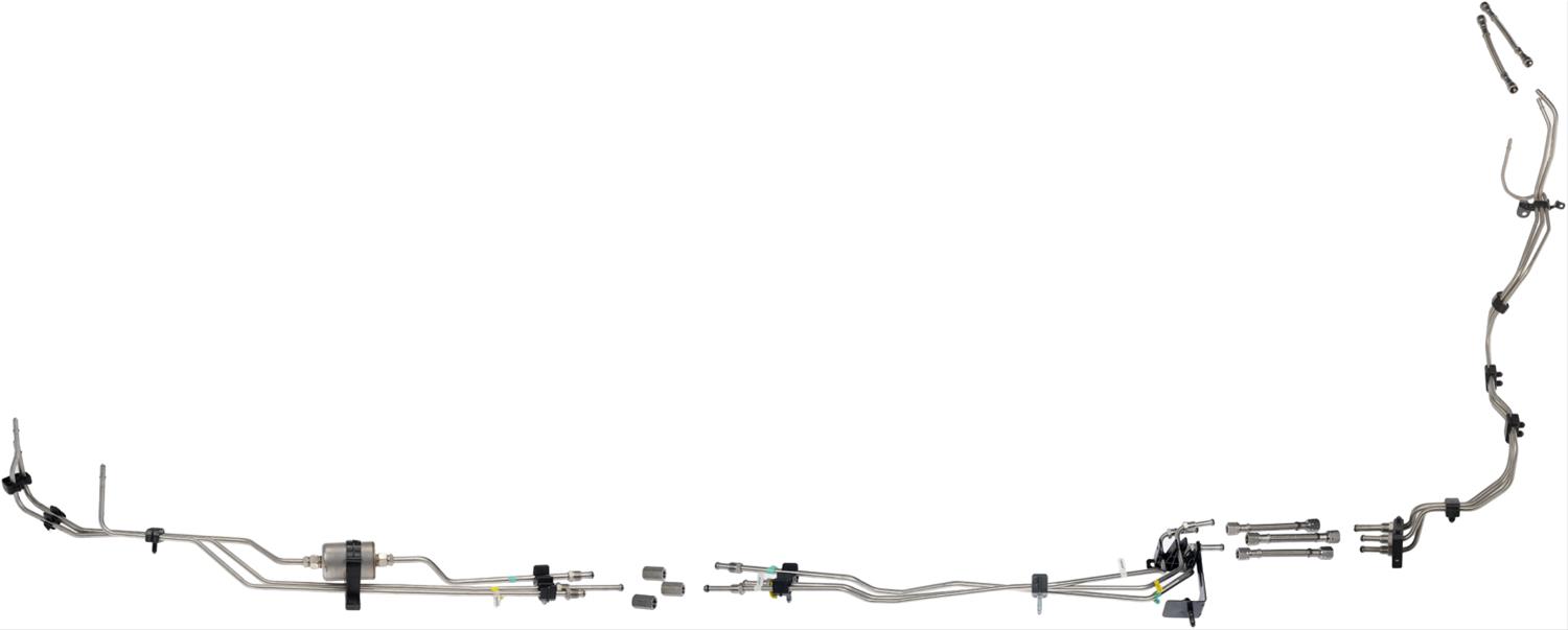 thumbnail image 2 of Dorman 919-871 Front Fuel Line Kit – Stainless Steel, Fits Select Chevy/GMC Trucks 2001-2003 2 of 6